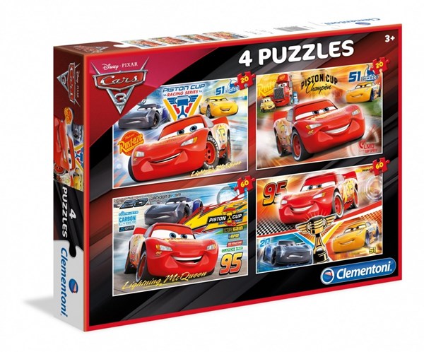Clementoni (07611) - "Cars 3" - 20 60 brikker puslespil