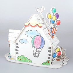 Cubic Fun (P693h) - "Toy House" - 18 brikker puslespil