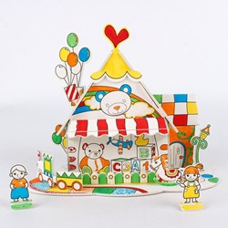 Cubic Fun (P693h) - "Toy House" - 18 brikker puslespil