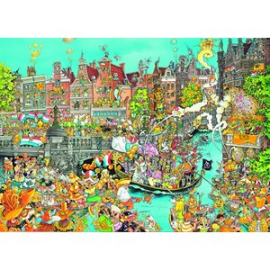 King International (05132) - "Amsterdam Queen's Day" - 1000 brikker puslespil
