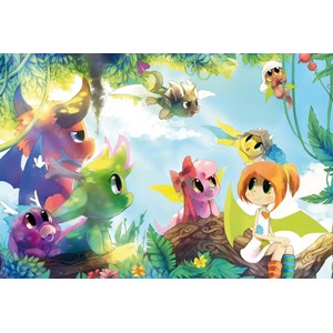 Schmidt Spiele (56114) - "7 1/2 dragons" - 48 brikker puslespil