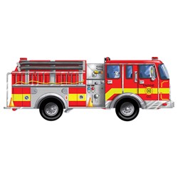 Melissa and Doug (436) - "Giant Fire Truck" - 24 brikker puslespil