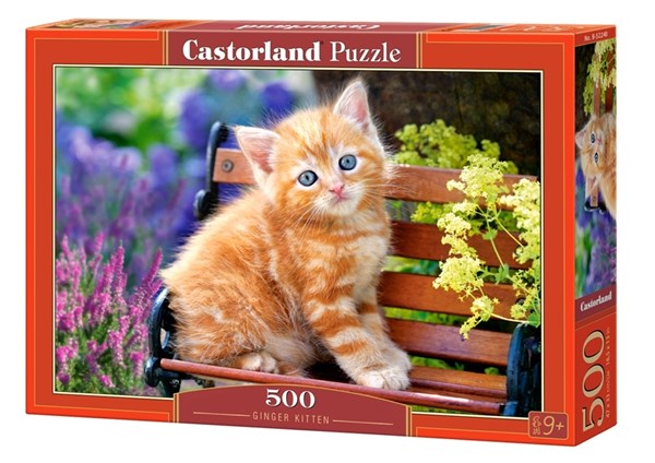Castorland (B-52240) - "Ginger Kitten" - 500 brikker puslespil
