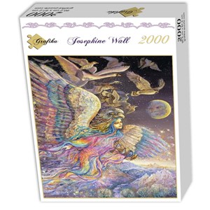 Grafika (02341) - Josephine Wall: "Ariel's Flight" - 2000 brikker puslespil