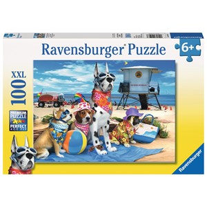 Ravensburger (10526) - Howard Robinson: "No Dogs on the Beach" - 100 brikker puslespil