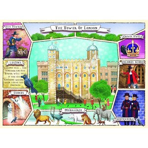 Ravensburger (10784) - "The Tower of London" - 100 brikker puslespil