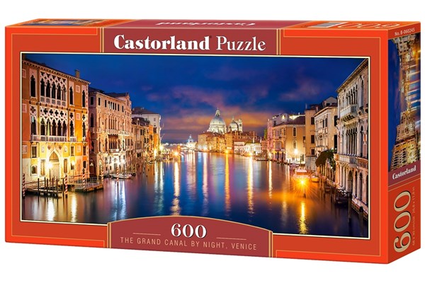 Castorland (B-060245) - "The Grand Canal by Night, Venice" - 600 brikker puslespil