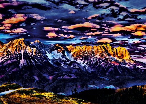 Schmidt Spiele (59333) - Michael von Hassel: "Mountains" - 1000 brikker puslespil