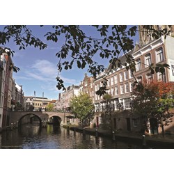 PuzzelMan (424) - "Netherlands, Utrecht, View of the canal" - 1000 brikker puslespil