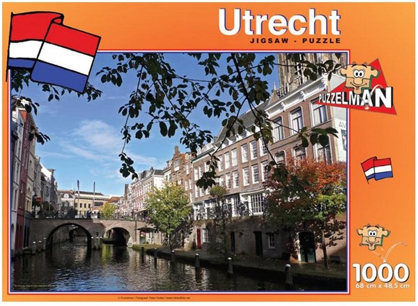 PuzzelMan (424) - "Netherlands, Utrecht, View of the canal" - 1000 brikker puslespil