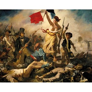 Puzzle Michele Wilson (A460-350) - Eugene Delacroix: "La Liberté Guidant le Peuple" - 350 brikker puslespil