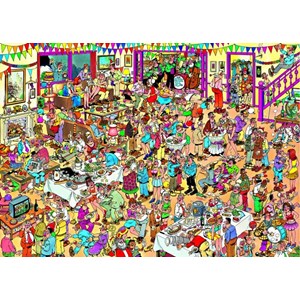 Jumbo (01489) - Jan van Haasteren: "Special Birthday" - 1000 brikker puslespil