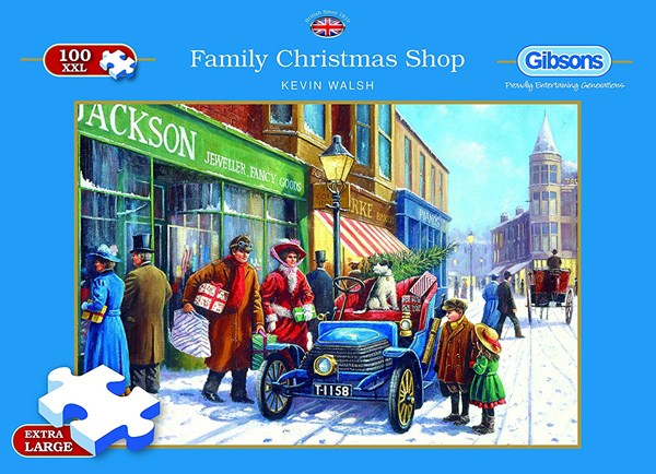 Gibsons (G2214) - Kevin Walsh: "Family Christmas Shop" - 100 brikker puslespil