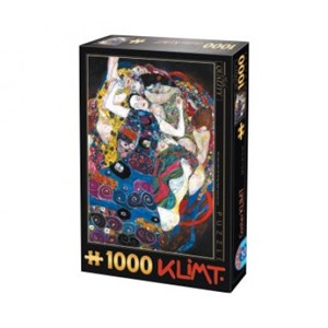 D-Toys (66923-KL05) - Gustav Klimt: "Jomfruen" - 1000 brikker puslespil