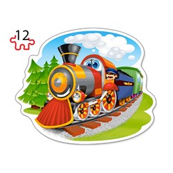 Castorland (B-043033) - "Funny Trains" - 8 12 15 20 brikker puslespil