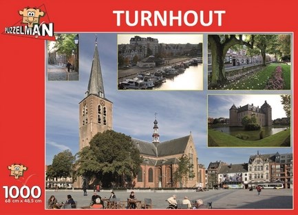 PuzzelMan (647) - "Belgium, Turnhout" - 1000 brikker puslespil