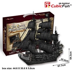 Cubic Fun (T4018H) - "The Queen Anne's Revenge" - 308 brikker puslespil