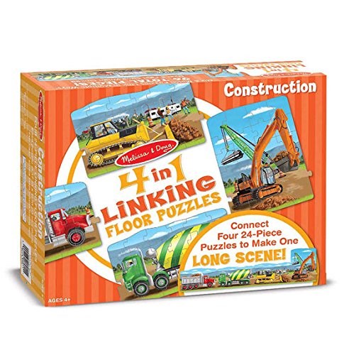 Melissa and Doug (8911) - "Construction" - 24 brikker puslespil