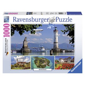 Ravensburger (19460) - "Lake Constance, Germany" - 1000 brikker puslespil
