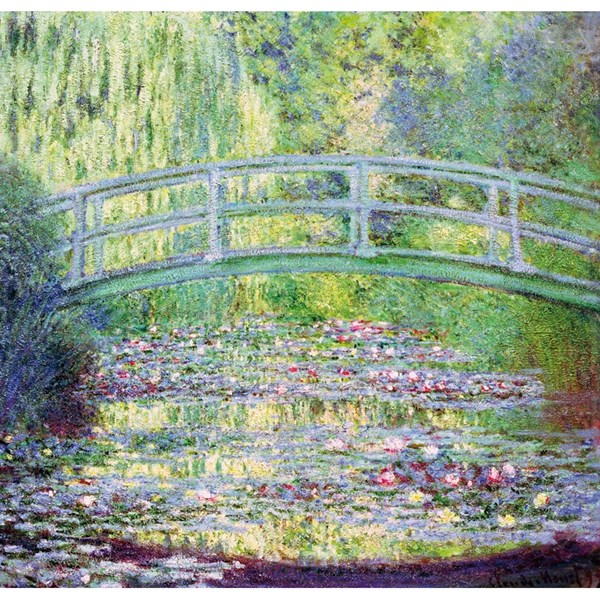Puzzle Michele Wilson (A910-80) - Claude Monet: "The Japanese Bridge" - 80 brikker puslespil