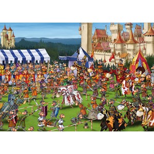 Piatnik (544040) - François Ruyer: "Knights' Tournament" - 1000 brikker puslespil