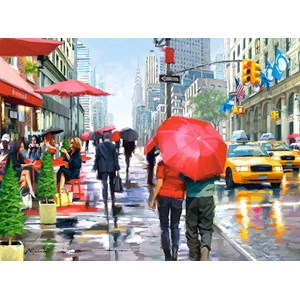 Castorland (C-200542) - Richard Macneil: "New York Cafe" - 2000 brikker puslespil