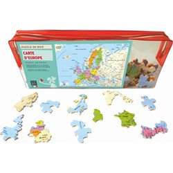 Puzzle Michele Wilson (W74-50) - "Europe Map" - 50 brikker puslespil