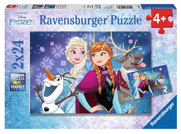 Ravensburger (09074) - "Frost" - 24 brikker puslespil