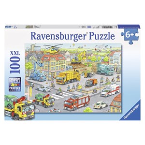 Ravensburger (10558) - "Transport" - 100 brikker puslespil