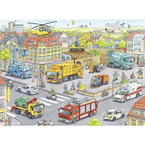 Ravensburger (10558) - "Transport" - 100 brikker puslespil