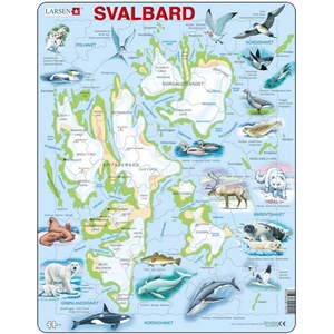 Larsen (A1) - "Svalbard" - 61 brikker puslespil
