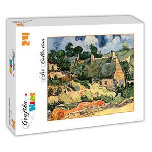Grafika Kids (00008) - Vincent van Gogh: "Vincent Van Gogh, 1890" - 24 brikker puslespil