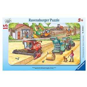 Ravensburger (06015) - "Farm Work" - 15 brikker puslespil