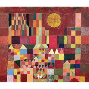 Puzzle Michele Wilson (W203-24) - Paul Klee: "Castle and Sun" - 24 brikker puslespil