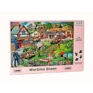 The House of Puzzles (4296) - "Wartime Green" - 1000 brikker puslespil