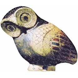 Puzzle Michele Wilson (A501-80) - "Owl Vase" - 80 brikker puslespil