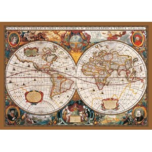 KS Games (11204) - "World Map" - 2000 brikker puslespil