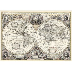 Ravensburger (19931) - "Antique World Map" - 1200 brikker puslespil