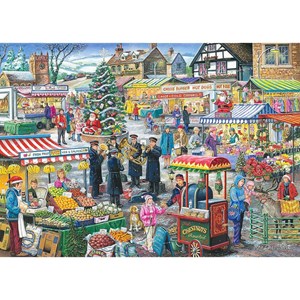 The House of Puzzles (2971) - "Find the Differences No.5, Festive Market" - 1000 brikker puslespil