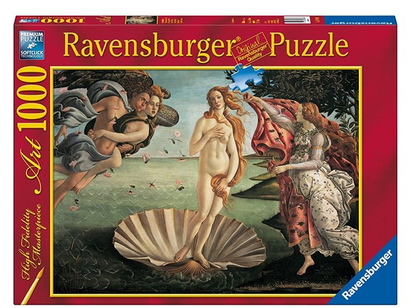 Ravensburger (15769) - Sandro Botticelli: "The Birth of Venus" - 1000 brikker puslespil