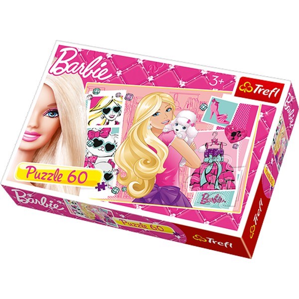 Trefl (17224) - "Barbie, Shopping day" - 60 brikker puslespil