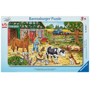 Ravensburger (06035) - "Life at the Farm" - 15 brikker puslespil