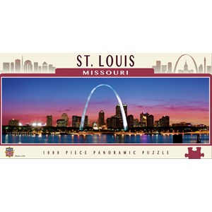 MasterPieces (71591) - "Saint Louis, Missouri" - 1000 brikker puslespil