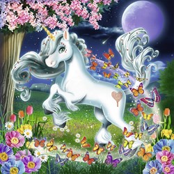 Ravensburger (09367) - "Verden af mytiske væsener" - 49 brikker puslespil