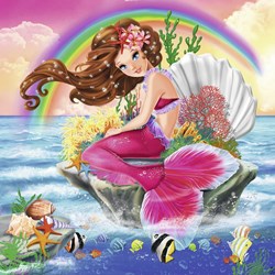 Ravensburger (09367) - "Verden af mytiske væsener" - 49 brikker puslespil