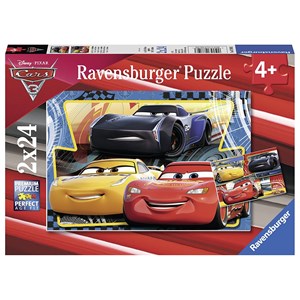 Ravensburger (07810) - "Cars 3" - 24 brikker puslespil