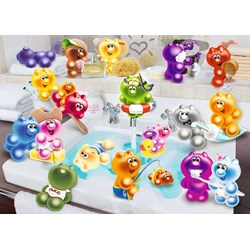 Ravensburger (15967) - "In the Bathroom" - 1000 brikker puslespil