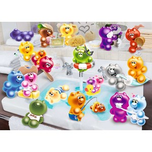 Ravensburger (15967) - "In the Bathroom" - 1000 brikker puslespil