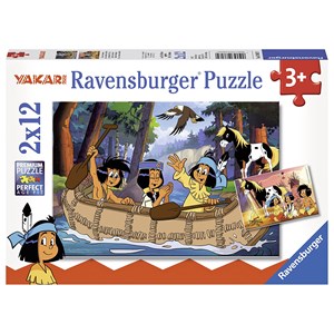 Ravensburger (07607) - "Yakari" - 12 brikker puslespil