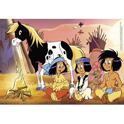 Ravensburger (07607) - "Yakari" - 12 brikker puslespil